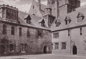 Mob Quadrangle Merton College, Oksford autorstwa English Photographer