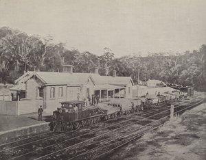 Stacja kolejowa Mount Lofty, Adelaide do Melbourne Railway autorstwa English Photographer