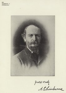 Pan Algernon C. Swinburne autorstwa English Photographer