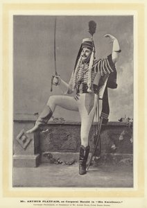 Pan Arthur Playfair, jako kapral Harold w Jego Ekscelencji autorstwa English Photographer
