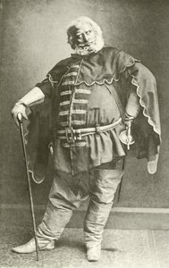 Pan Beerbohm Drzewo jako Falstaff (grawiura) autorstwa English Photographer