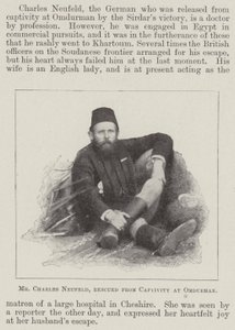Pan Charles Neufeld, uratowany z niewoli w Omdurman autorstwa English Photographer