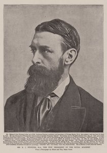 Pan E J Poynter, RA, nowy prezes Akademii Królewskiej autorstwa English Photographer