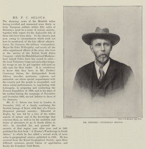 Pan Frederic Courtenay Selous autorstwa English Photographer