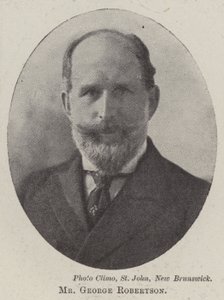 Pan George Robertson autorstwa English Photographer