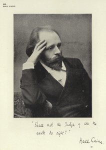Pan Hall Caine autorstwa English Photographer