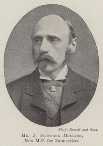 Pan J Fletcher Moulton, nowy poseł do Launceston autorstwa English Photographer