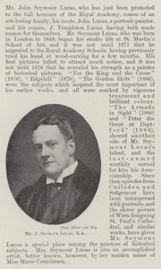 Pan J Seymour Lucas, RA autorstwa English Photographer
