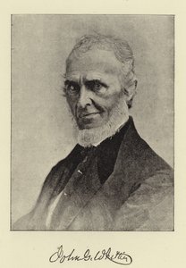 Pan John G. Whittier, kwakier-poeta Ameryki autorstwa English Photographer
