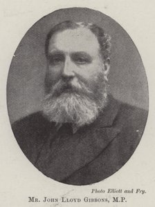 Pan John Lloyd Gibbons, MP autorstwa English Photographer