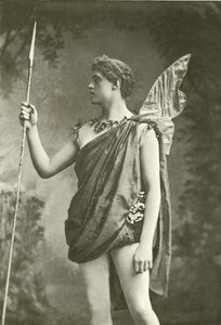 Pan Otto Stuart jako Oberon (grawiura) autorstwa English Photographer