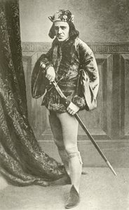 Pan Richard Mansfield jako Richard III (wklęsłodruk) autorstwa English Photographer