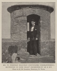 Pan W Freeman Halstead (korespondent prasowy) skazany na dziewięć lat więzienia jako szpieg autorstwa English Photographer