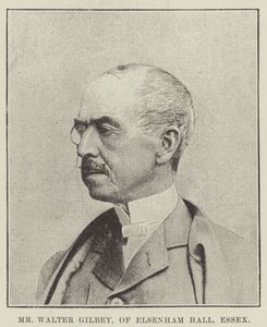 pan Walter Gilbey z Elsenham Hall, Essex autorstwa English Photographer