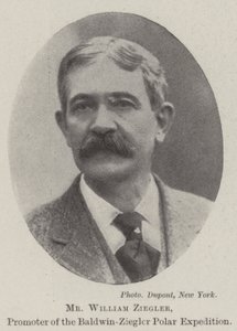 Pan William Ziegler, promotor wyprawy polarnej Baldwin-Ziegler autorstwa English Photographer