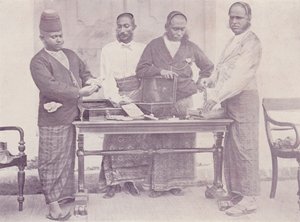 Rodowici Pedlarzy, Galle, Cejlon autorstwa English Photographer