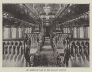 Nowy pociąg korytarzowy na linii Midland Railway autorstwa English Photographer