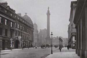 Newcastle, Gray Street (zdjęcie czarno-białe) autorstwa English Photographer
