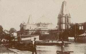 North Front und Lake, Alexandra Palace autorstwa English Photographer