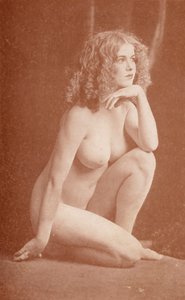 Sztuka nudystów: Cynthia (zdjęcie czarno-białe) autorstwa English Photographer