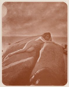 Sztuka nudystów: Lorelei (zdjęcie czarno-białe) autorstwa English Photographer
