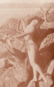 Sztuka nudystów: Cień (zdjęcie czarno-białe) autorstwa English Photographer