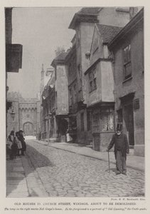 Stare domy przy Church Street w Windsor mają zostać zburzone autorstwa English Photographer