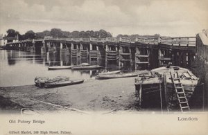Stary most Putney, Londyn autorstwa English Photographer
