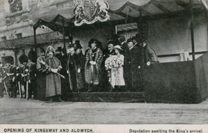 Otwarcie Kingsway i Aldwych autorstwa English Photographer