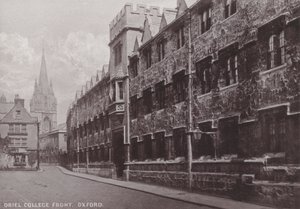 Oriel College Front, Oksford autorstwa English Photographer