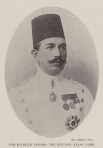 Nasz egipski gość, Khedive, Abbas Hilmi autorstwa English Photographer