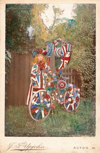 Patriotischer Radfahrer von English Photographer