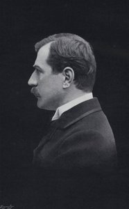 Paul Bourget z Akademii Francuskiej (zdjęcie czarno-białe) autorstwa English Photographer