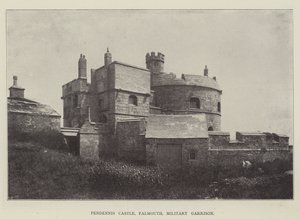 Zamek Pendennis, Falmouth, Garnizon Wojskowy autorstwa English Photographer