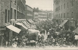 Petticoat Lane w niedzielę rano autorstwa English Photographer