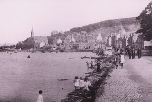 Port Bannatyne (zdjęcie czarno-białe) autorstwa English Photographer