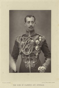 Książę Albert Victor, książę Clarence i Avondale autorstwa English Photographer