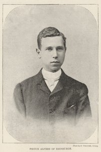 Książę Alfred z Edynburga autorstwa English Photographer