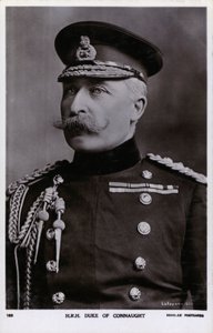 Książę Artur, książę Connaught, trzeci syn królowej Wiktorii i księcia Alberta (zdjęcie czarno-białe) autorstwa English Photographer