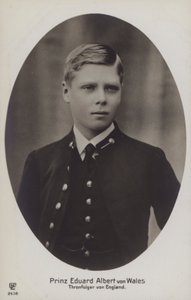 Książę Walii Edward Albert (zdjęcie czarno-białe) autorstwa English Photographer
