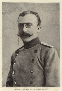 Książę Edward Anhalt-Dessau autorstwa English Photographer