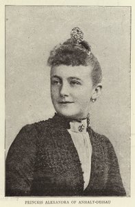 Księżniczka Aleksandra z Anhalt-Dessau