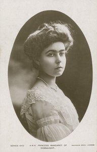 Księżniczka Margaret of Connaught (zdjęcie czarno-białe) autorstwa English Photographer