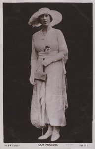 Księżniczka Maria (zdjęcie czarno-białe) autorstwa English Photographer
