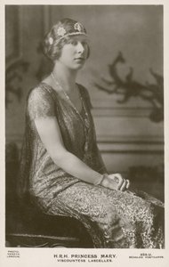 Księżniczka Maria, wicehrabina Lascelles (zdjęcie b/w) autorstwa English Photographer