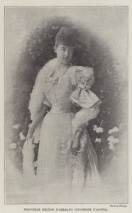 Księżniczka Helene z Orleanu (księżna Aosty) autorstwa English Photographer