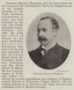 Profesor Silvanus Thompson autorstwa English Photographer