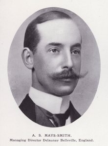 Prominent Men of London: AS Mays-Smith (zdjęcie czarno-białe) autorstwa English Photographer