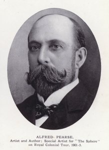Prominent Men of London: Alfred Pearse (zdjęcie czarno-białe) autorstwa English Photographer
