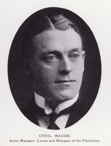 Prominent Men of London: Cyril Maude (zdjęcie czarno-białe) autorstwa English Photographer
